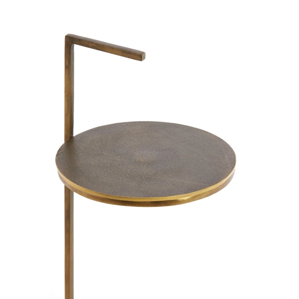 Mesa Auxiliar Leda Travertino