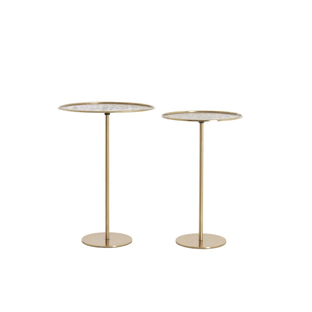 2M Mesa Auxiliar Lia Bronce Antiguo 38x54cm