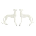 2M Escultura Perro Crema S2