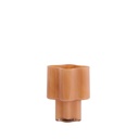 2M Florero Monless Caramelo Vidrio 20cm