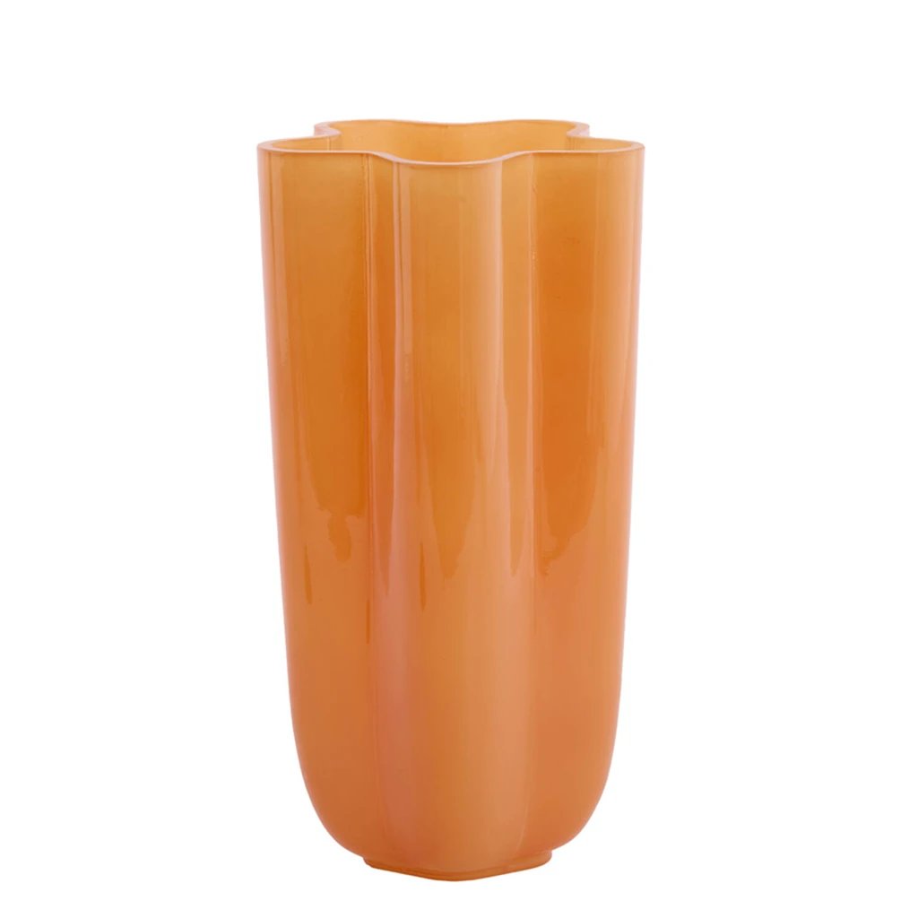 2M Florero Babijn Vidrio Naranja 30cm