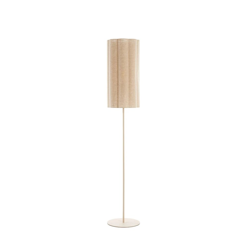 2M Lampara Fringe 165cm Piso Crema