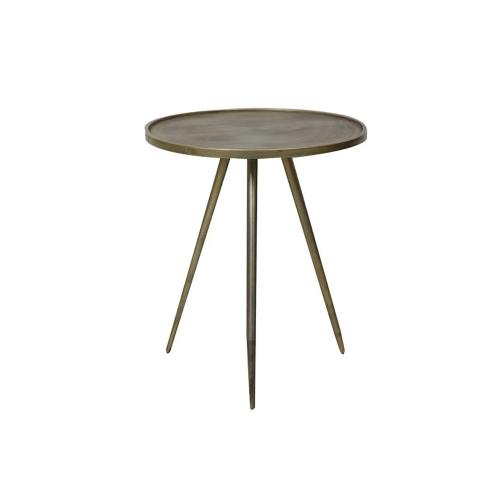 2M Mesa Metalica Envira 60cm Oro Antiguo