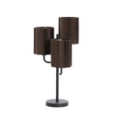 2M Lampara Edisa Terciopelo Cafe 61cm
