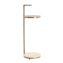 2M Mesa Auxiliar Leda Travertino 76cm