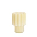 2M Jarron Koyari 25cm Vidrio Crema