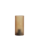 2M Lampara Vazolla Vidrio Mate 15cm Ambar